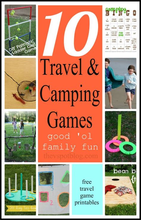 10 Great Travel And Camping Games The V Spot