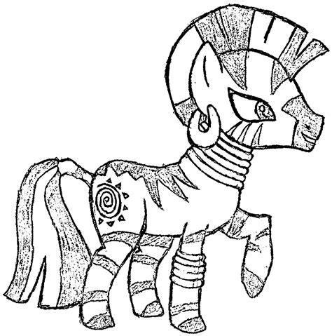 Realistic polar bear coloring page with photo … read more. Sketch Zecora The Zebra Coloring Page | Wecoloringpage.com