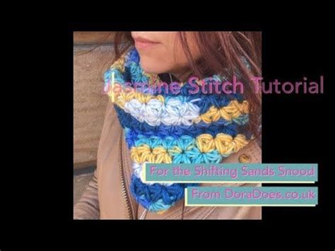 Jasmine Stitch Crochet Tutorial Stitch Tutorial To Accompany The Shifting Sands Snood Left