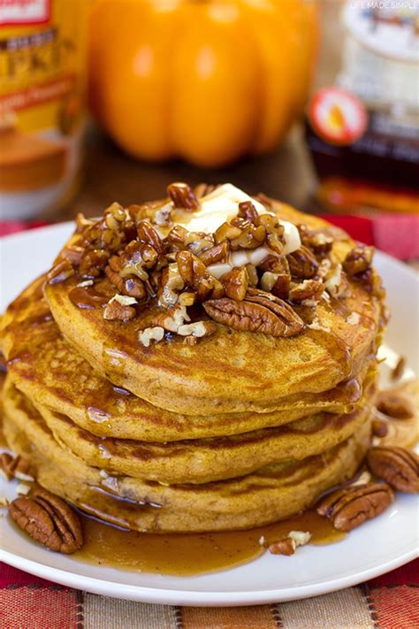 Start Your Fall Mornings With These Healthy Pumpkin Pancake Recipes