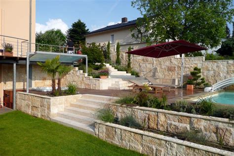 Swimming Pool on a Hillside Slope | Terramanus Landscape ...
