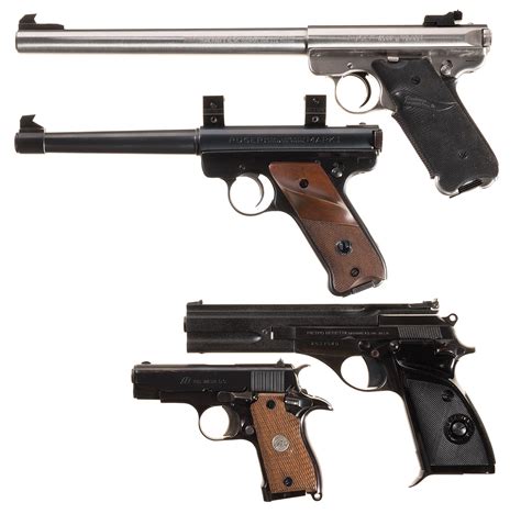 Four Semi Automatic Sporting Pistols Rock Island Auction