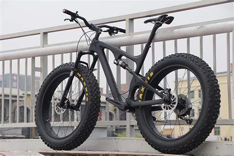 Ican 26er Full Suspension Carbon Fat Tire Bike Frame 120mm Frame Travel