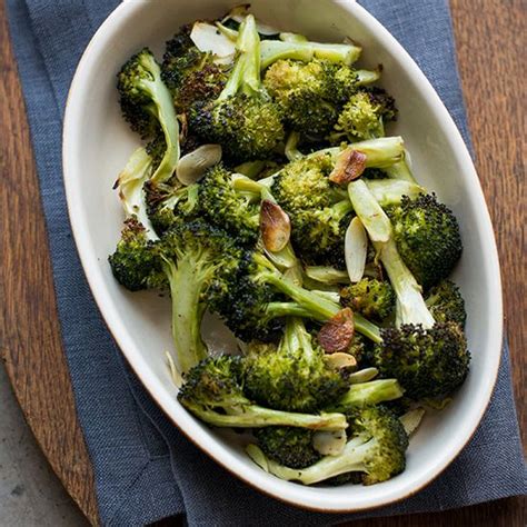 Caramelized Broccoli With Garlic Recipe Garlic Recipes Roasted