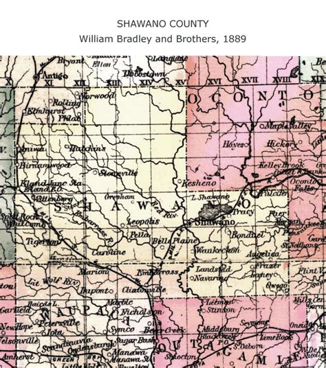 Shawano County Maps And Gazetteers