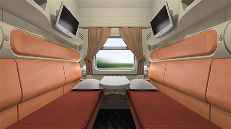 2 Seater Train Compartment Restyling For Tcs Ippiart Studio
