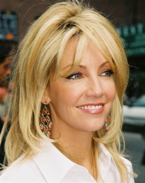 Heather Locklear Long Hairstyle With Layers That Lay Over The Shoulders