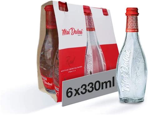 Mai Dubai Still Glass Bottle Water 6 X 330 Ml Amazonae Grocery
