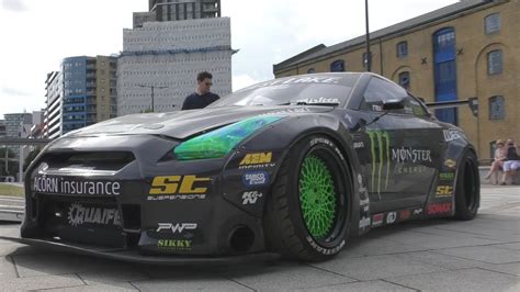 1200hp Liberty Walk R35 Gt R V8 Lsx Loud Revs Youtube