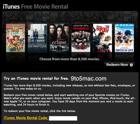 Apple itunes offers for video games, movies, music, books and apps for iphone and ipad, plus other ways to save you money. Apple Feeling Generous With Free iTunes Movie Rentals