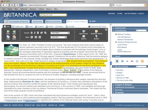 Encyclopaedia Britannica To Follow Modified Wikipedia Model Wired