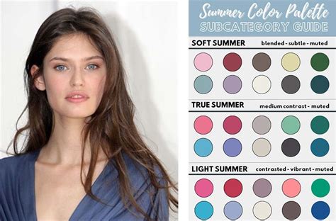 Soft Summer Color Palette Seasons Subtle Colors Fashionactivation