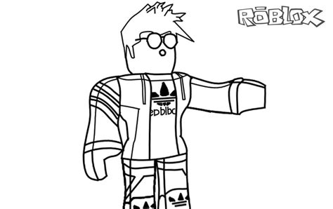 Roblox Character Kleurplaat