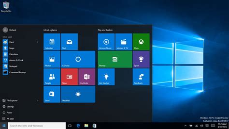 Microsoft Starts To Fix Start Menu In New Windows 10 Preview • The Register