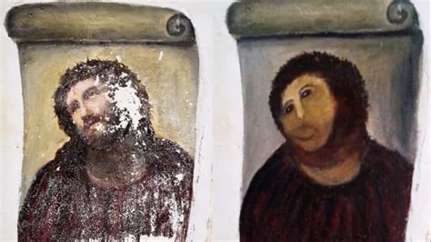 Woman Who Botched Spanish Fresco Of Jesus Wants Royalties Cbc News