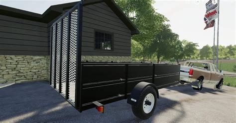 Fs19 1999 Neal Manufacturing Utility Trailer V10 Fs 19 And 22 Usa Mods