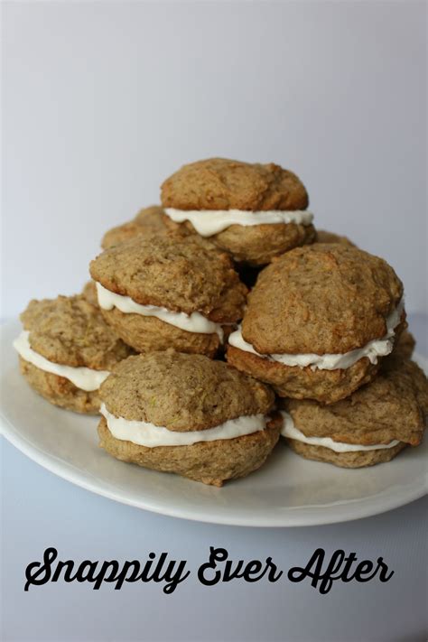 Snappily Ever After Spiced Zucchini Whoopie Pies