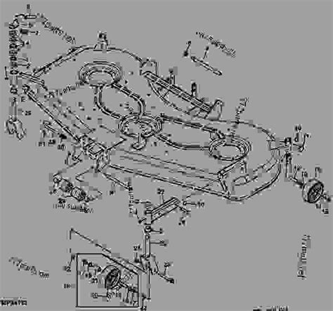 John Deere 54d Auto Connect Mower Deck Parts Diagram