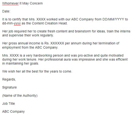 We did not find results for: Sample for Experience Letter with the Salary | Lettering ...