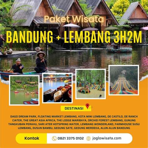 Paket Wisata Bandung Lembang 3 Hari 2 Malam