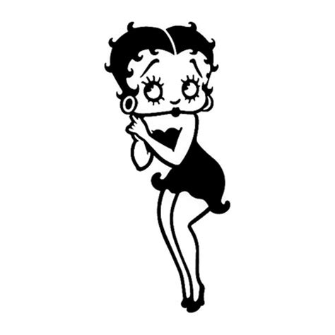 Betty Boop Standing Large In 2022 Glitter Tattoo Stencils Tattoo Stencils Betty Boop Tattoos