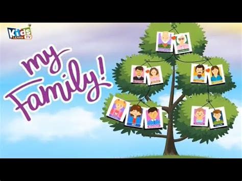 My family İngilizce aile ağacı Big family Soyagacı YouTube