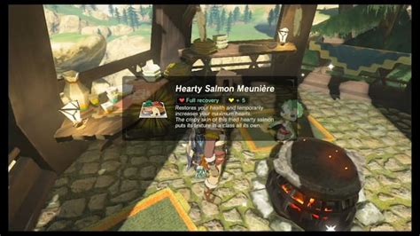 Spicy peppers are a key ingredient to all recipes that offer cold protection in zelda botw. Loz Botw Salmon Meunière Recipe | Deporecipe.co