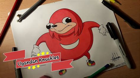 Dibujandodrawing Ugandan Knuckles Vrchat ¿do You Know Da Wae