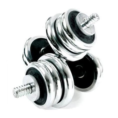 Golds Gym 20kg Chrome Dumbbell Set