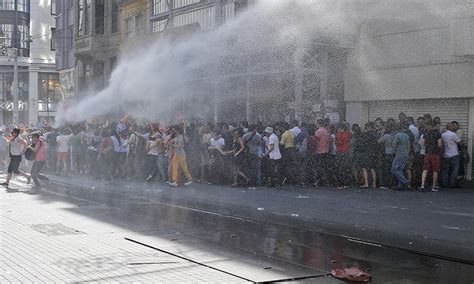 Istanbul Police Use Tear Gas Water Cannons To Break Up Gay Pride Rally