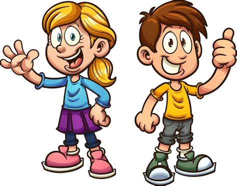 Cartoon Kids ⬇ Vector Image By © Memoangeles Vector Stock 24008955