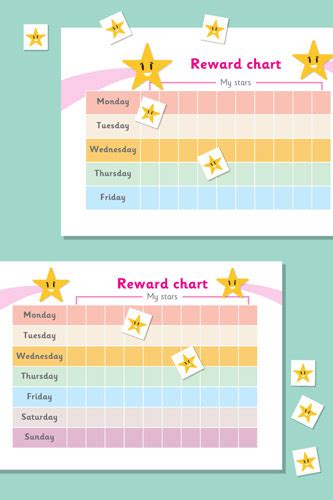 Early Learning Resources Star Reward Chart Free Early Years And