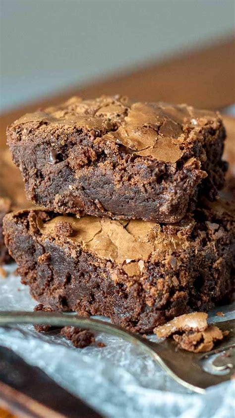Easy Homemade Brownies Best Fudgy Chewy Brownies From Scratch My