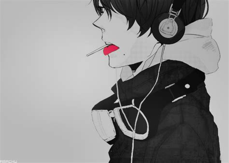 Anime Boy With Headphones Tumblr