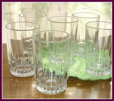 vintage juice glasses made in france by arcoroc 5 ounce