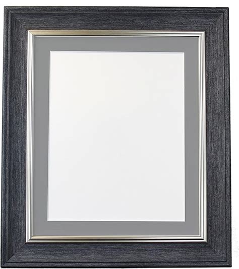 Frames By Post Scandi Vintage Charcoal Grey Picture Photo Frame With