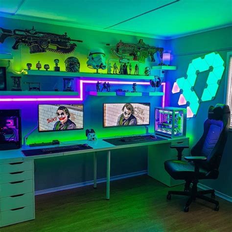 Pc Gaming Setup Game Discover 30 Small Gaming Room Ideas And Setups 30