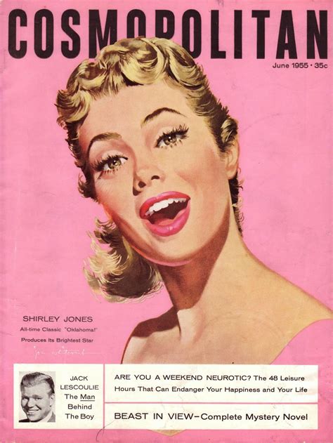 Cosmopolitan Magazine June 1955 Model Shirley Jones Artist Jon