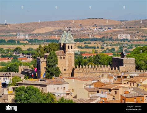 Spain Castile La Mancha Toledo Skyline Of The Old Town Stock Photo