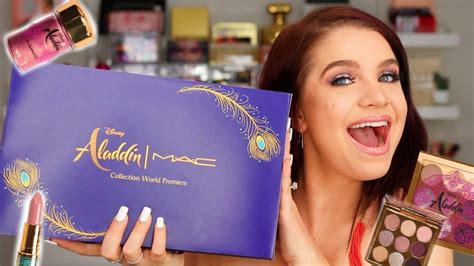 Mac X Disney Aladdin Collection Review Swatches Youtube Disney Aladdin Disney Makeup
