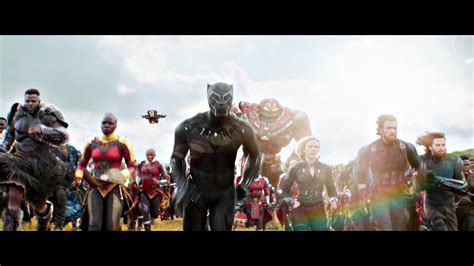 Avengers Scene Battle of Wakanda and Thor arrives music composed © by