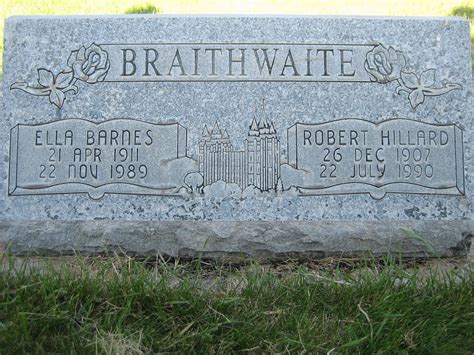 Robert Hillard Braithwaite 1907 1990 Find A Grave Gedenkplek