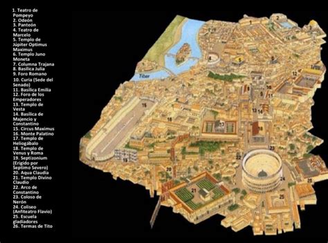 Mapa De La Antigua Roma