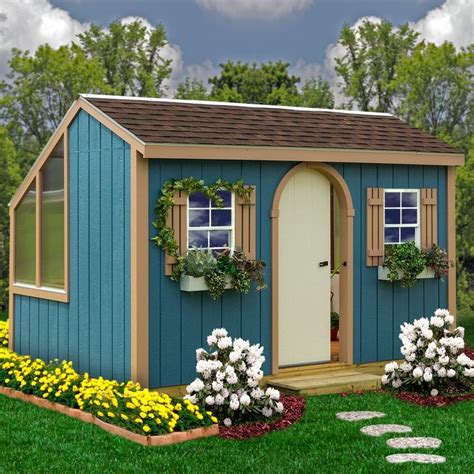 Best Barns Clairmont 8 X 12 Wood Shed Kit Patio Lawn