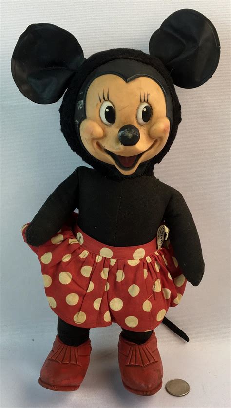 Lot Vintage 1960s Walt Disney Productions Gund Mfg Co Minnie