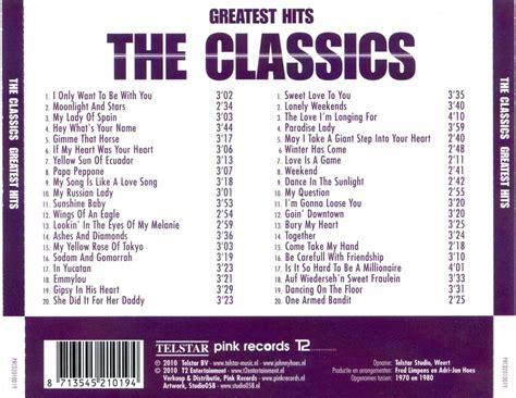 The Classics Greatest Hits 2010 Pop Folk