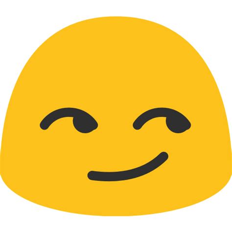 Smiley Emoji Smirk Emoticon Smirk Smiley Png Download 512512 Images