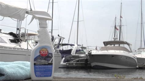 This product is all you need to safely clean and protect against yellowing and cracking of vinyl, clear vinyl, strataglass and eisenglass boat windows, l. 303 Clear Vinyl Protective Cleaner Demo - YouTube