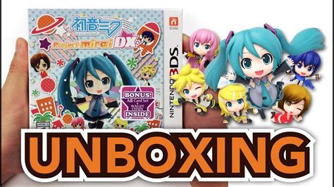 Hatsune Miku Project Mirai Dx Nintendo 3ds Unboxing Youtube