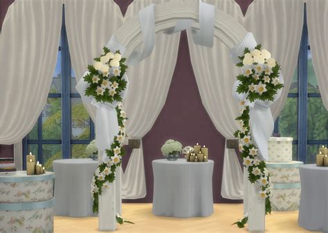 Sims 4 Wedding Arch Cc